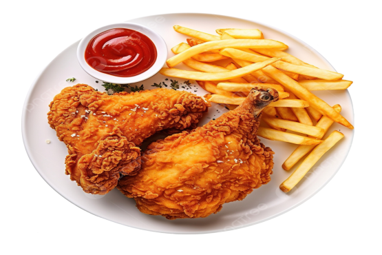 Pollo Frito con Papas